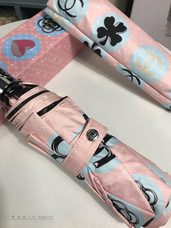 CHANEL香奈兒傘 年度巔峰之作 心形圖案 晴雨傘 防曬隔熱 防紫外線  zm1086